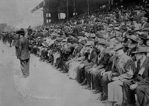 Fans at White Sox game circa 1910